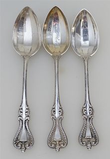 3 STERLING TOWLE OLD COLONIAL TEASPOONS