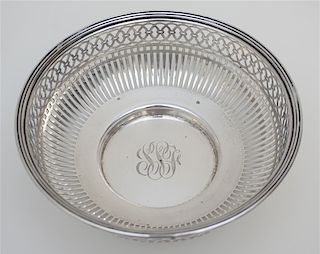 STERLING SILVER RETICULATED BOWL
