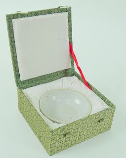 Antique Chinese White Glaze Ying-Ching Bowl