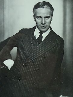 Charlie Chaplin Framed Hand Signed Photograph