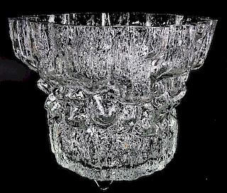 Tapio Wirkkala Iceberg Scandinavian Art Glass Vase