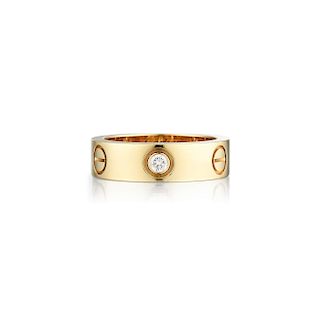 Cartier 18K Gold Diamond "Love" Ring