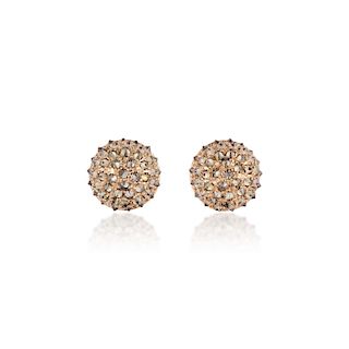 A Pair of 18K Rose Gold Earrings