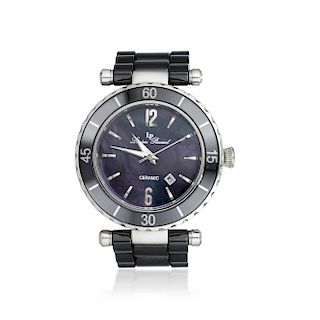 Lucien Piccard La Tournette Ceramic and Stainless Steel Watch