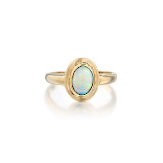 A 14K Opal Ring