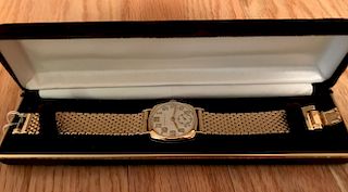 14 Karat Gold J.E. Caldwell Wrist Watch
