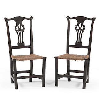 American Country Chippendale Chairs