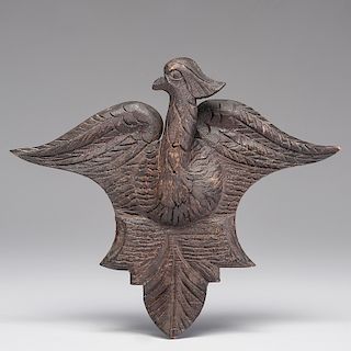 Folk Art Eagle Hanging Carving