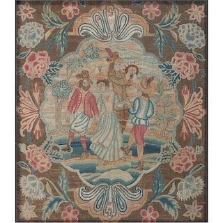 Early Needlework with Dancers