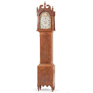 Elijah Warner Tall Case Clock, Purportedly Previously Owned by Isaac Shelby