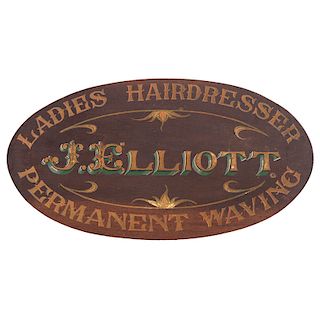 Double-Sided Hairdresser Trade Sign