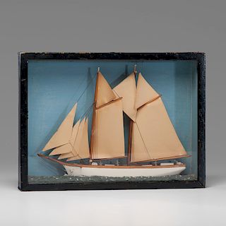 Schooner Ship Diorama