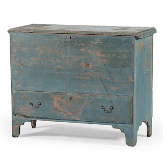 Blue Painted Mule Chest