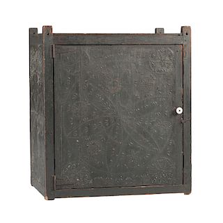 Hanging Punched Tin Pie Safe
