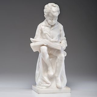 Italian Marble Sculpture, Signed Giulio Cipriani