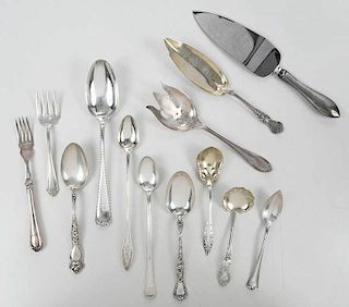 61 Pieces Assorted Sterling Silver Flatware