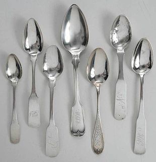 51 Coin Silver Spoons