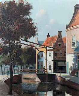 Jacobus Lamberetus Dispo, Sr., (Dutch, 1890-1964), European Cityscape