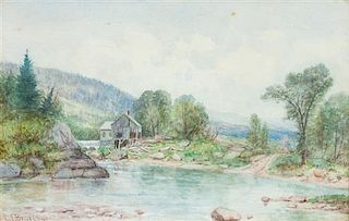 Daniel Folger Bigelow, (American, 1832-1910), Gristmill at Landon's Bend, South Dakota, 1861