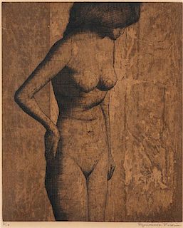 Ryonosuke Fukui, (Japanese, 1923-1986), Female Nude