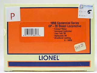 Lionel 1998 Centennial GP-20 Diesel O Locomotive