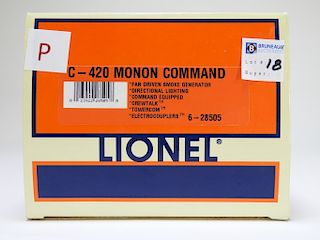 Lionel C-420 Monon Command Locomotive O Train