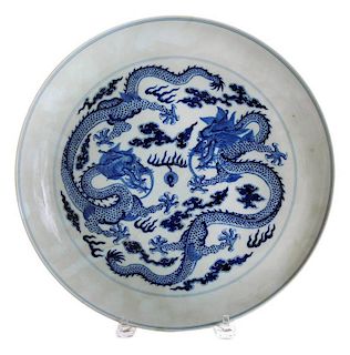 [Ming] Style Blue and White Dragon