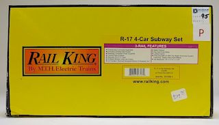 Rail King R-17 4 Car Graffiti Subway Train Set