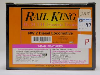 Rail King Santa Fe NW 2 Switcher Diesel Locomotive
