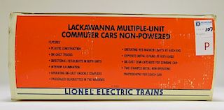 Lionel Lackawanna Multiple Unit Commuter Train Set