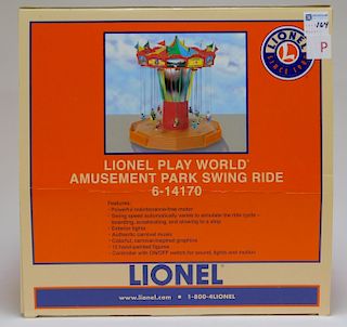 Lionel Circus Play World Amusement Park Swing Ride
