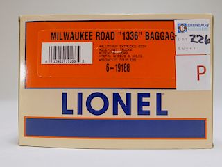 Lionel Milwaukee Road 1336 Baggage Car O Train