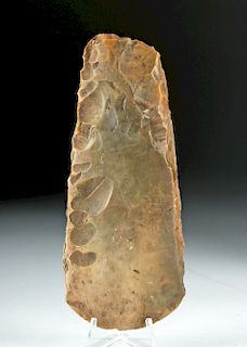 Fine Danish Neolithic Chert Axe Head, Thick-Butted