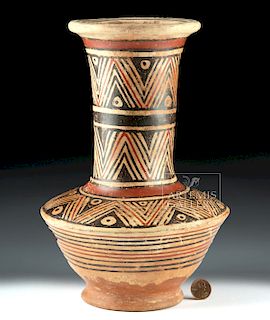 Tall Panamanian Gran Cocle / Tonosi Polychrome Vase