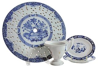 Four Chinese Export Porcelain