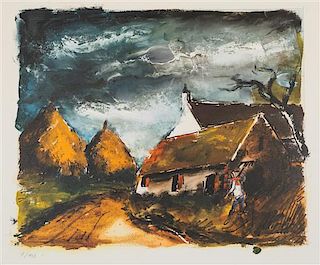 Maurice de Vlaminck, (French, 1876-1958), A group of thirteen works including a complete portfolio