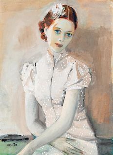 Rajmund Kanelba, (Polish, 1897-1960), Portrait of Mme. Mullard