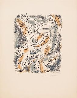 AndrÌ© Masson, (French, 1896-1987), Untitled, 1960