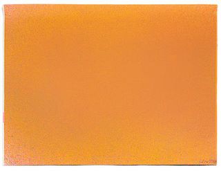 Jules Olitski, (Russian-American, 1922-2007), Graphic Suite II, Orange/Ochre with Pink and Green, 1970