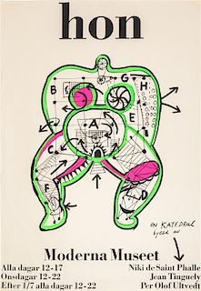 Niki de Saint Phalle, (French-American, 1930-2002), Hon: Moderna Museet, 1966