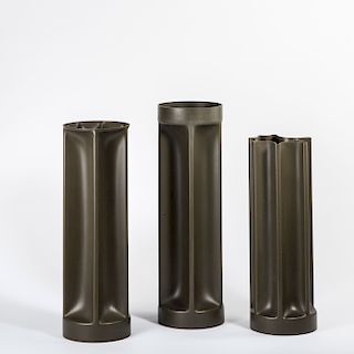 Three 'Bamb' - '3084A,B,C' vases, 1969