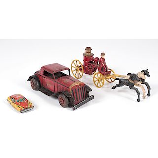 Fire Cars and Carriage Toys
