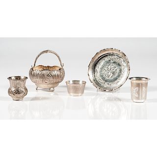 Indian Silver Dishes