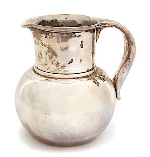 * A Silver Water Pitcher, Whiting Manufacturing Co., New York, NY, 20th Century,