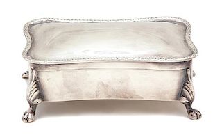 An English Silver Footed Covered Dish, T.H. Hazelwood & Co., Birmingham, 1909,