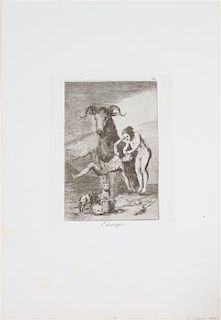 Francisco de Goya y Lucientes, (Spanish, 1746-1828), Ensayos, from Los Caprichos, 1892