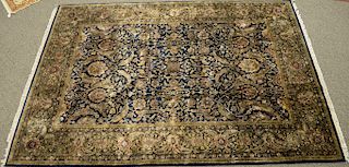 Silk pile Oriental carpet. 8'8" x 12'3"