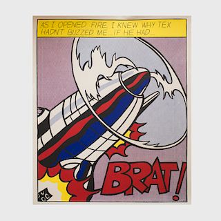 After Roy Lichtenstein (1923-1997): As I Opened Fire