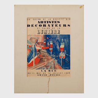 1939 Salon de la Société des Artistes Décorateurs Poster