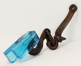 SHAFFER, Mary. Glass and Iron Sculpture.